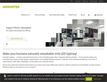 Tablet Screenshot of greentek.eu